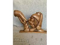 wooden figure statuette