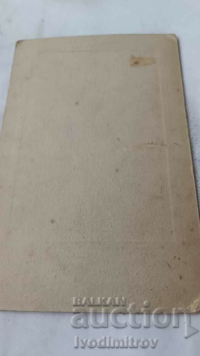 Auction Photo Soldier from the 27th Chepin infantry regiment Carton Auction Photo Soldier from the 27th Chepin infantry regiment Carton