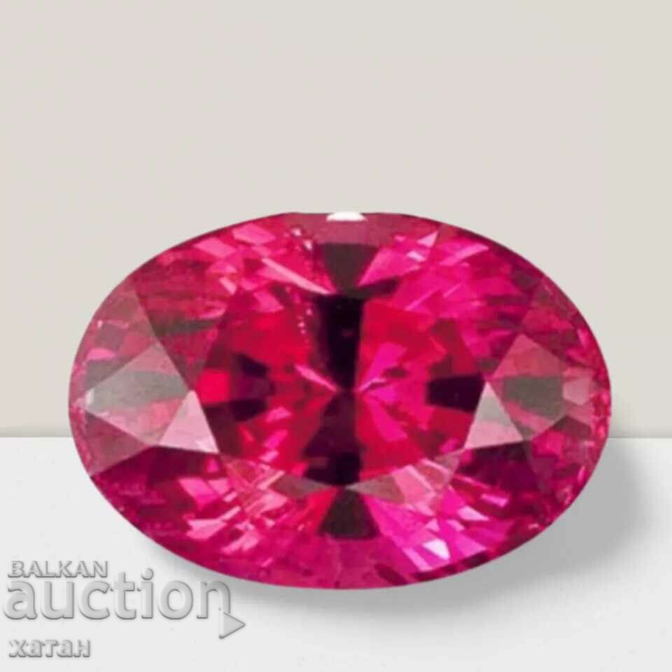 BZC! 0.85 carat 1 cent natural ruby oval!