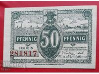 Bancnota-Germania-Mecklenburg-Schwerin-50 pfennig 1922