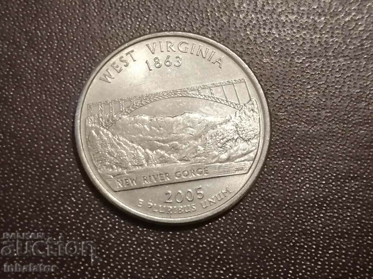 2005 R 25 cent West Virginia