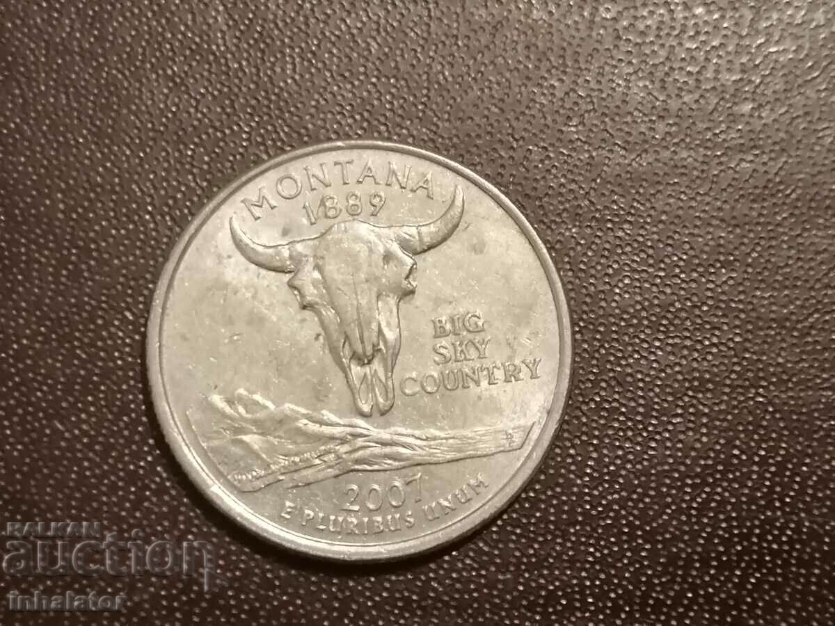 2007 R 25 cents Montana