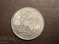 2000 P 25 cenți Massachusetts