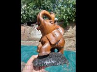 Massive figure Wood carving handmade