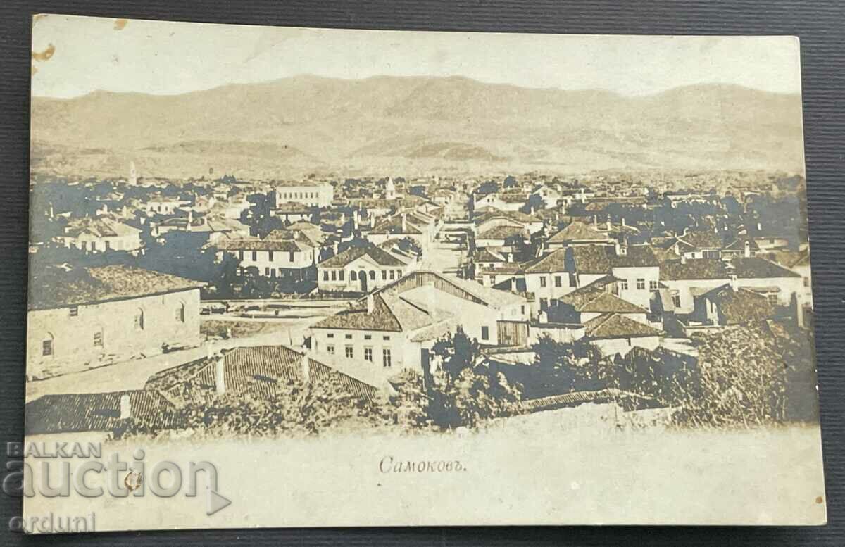 4492 Regatul Bulgariei Samokov vedere generală în jurul anului 1915.