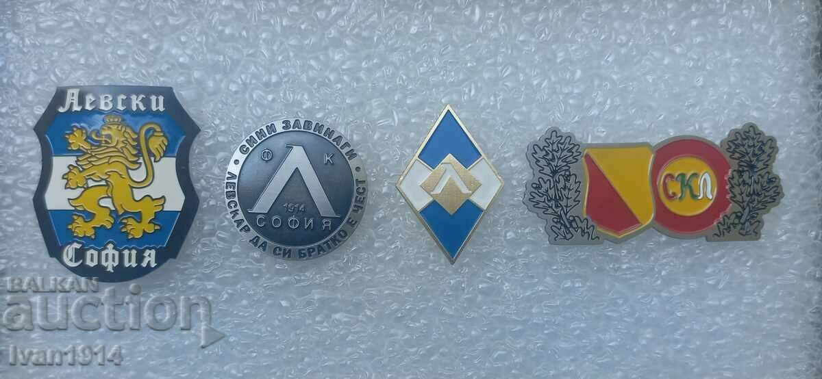 Levski Sofia badges badge