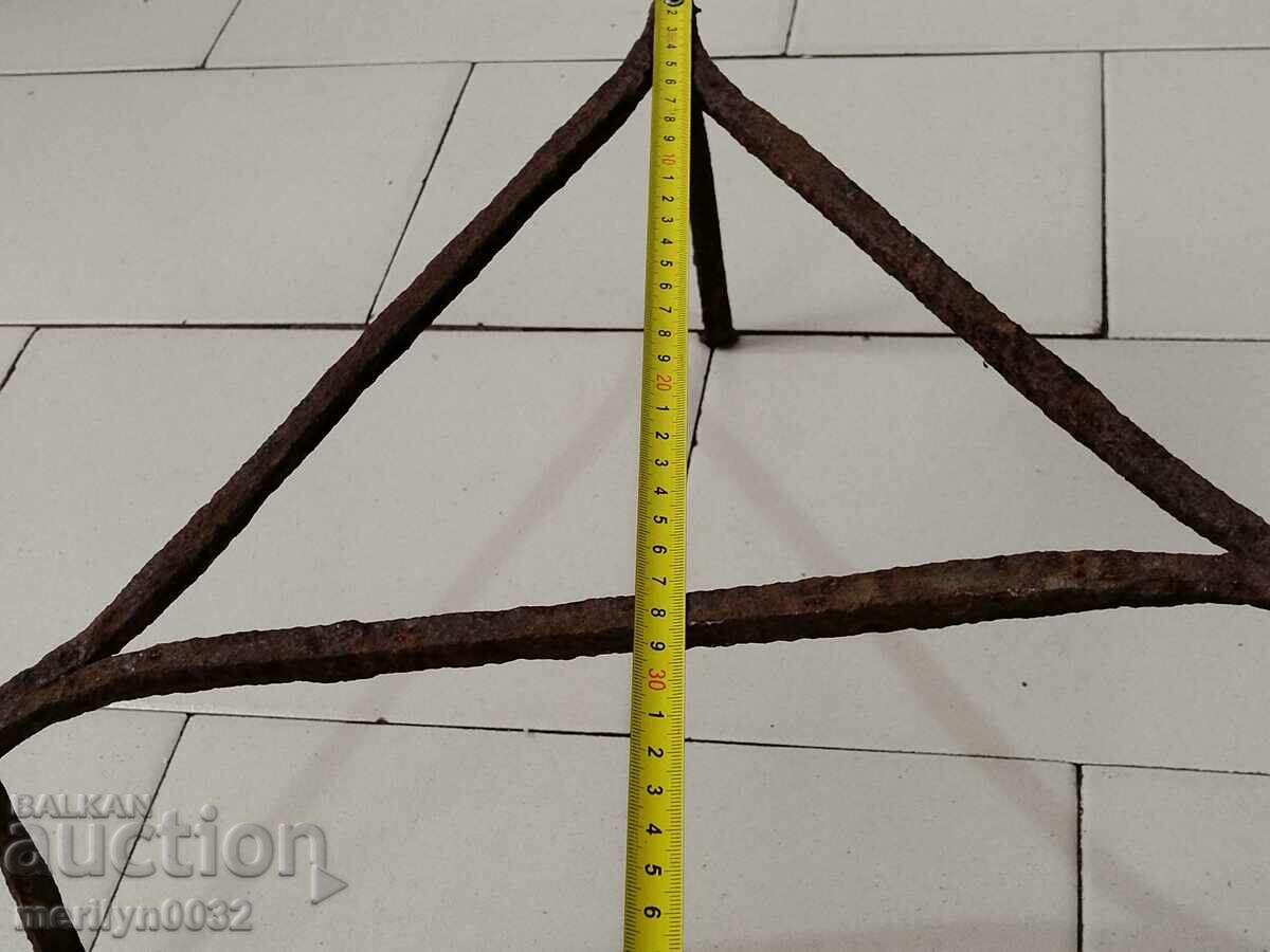 Delivery of Antique wrought iron stove, hearth, grill, wrought iron