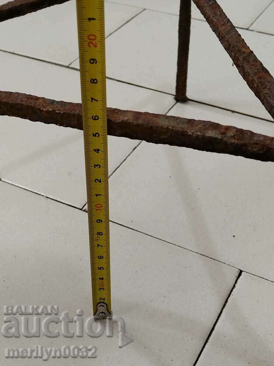 Antique wrought iron stove, hearth, grill, wrought iron - 5