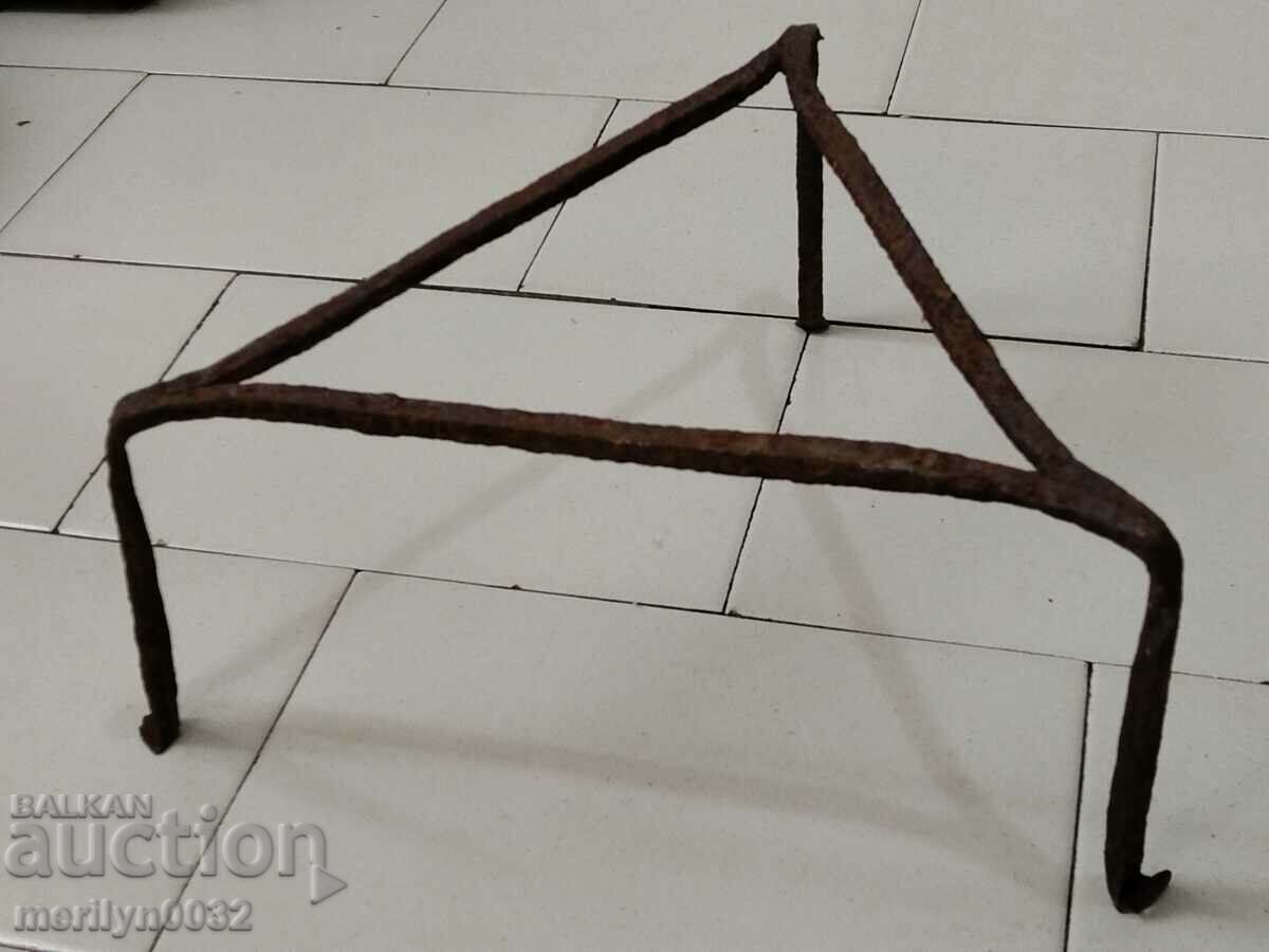 Antique wrought iron stove, hearth, grill, wrought iron - 7
