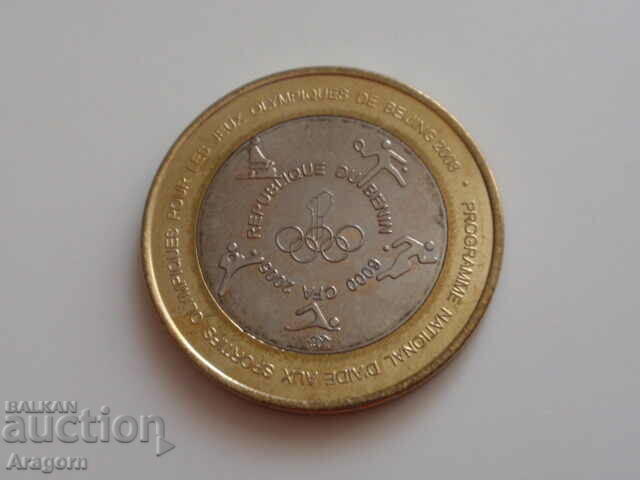 Benin 6000 francs 2005; Benin