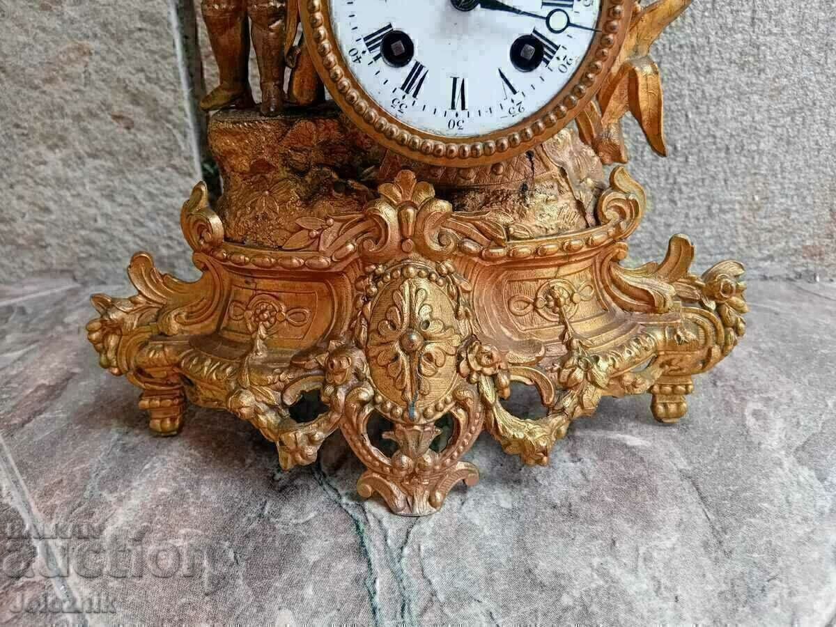 Σπάνιο Γαλλικό Ρολόι Μπουντουάρ/Μαντέλ, 19ος αιώνας - Έργα. με τιμή € 120.00 | 234.70 BGN