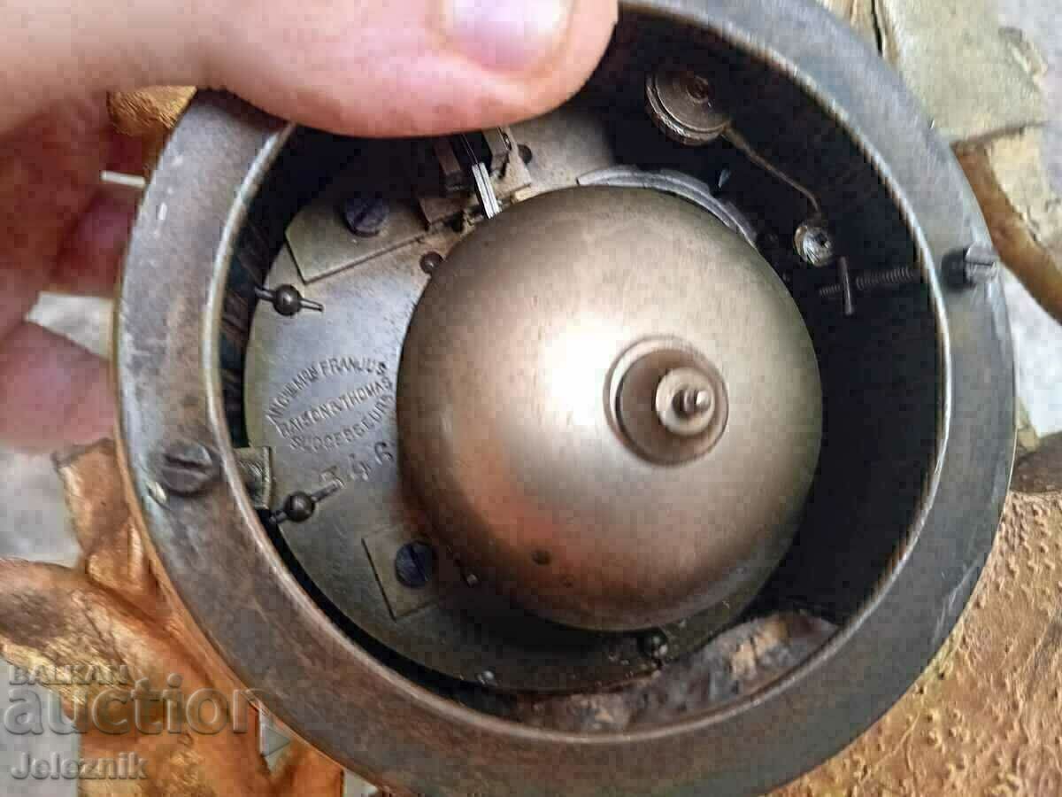 Σπάνιο Γαλλικό Ρολόι Μπουντουάρ/Μαντέλ, 19ος αιώνας - Έργα. - 5