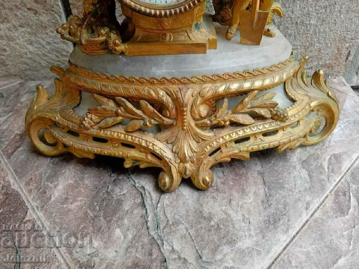 Rare French Mantel Clock, 19th Century - Working. with price 265.00 BGN | € 135.49