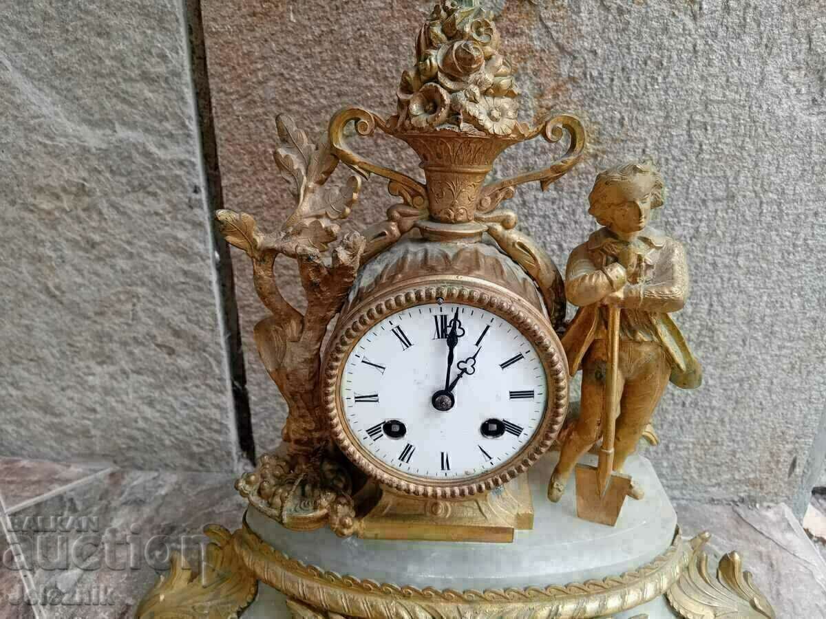 Licitație Rar ceas francez de cămin, secolul al XIX-lea - Funcționează. Licitație Rar ceas francez de cămin, secolul al XIX-lea - Funcționează.