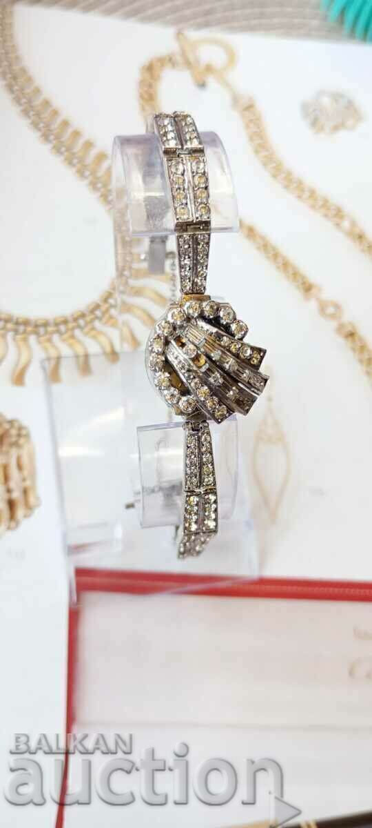 Retro watch Rotary 925 silver with stones 1960 Retro watch Rotary 925 silver with stones 1960