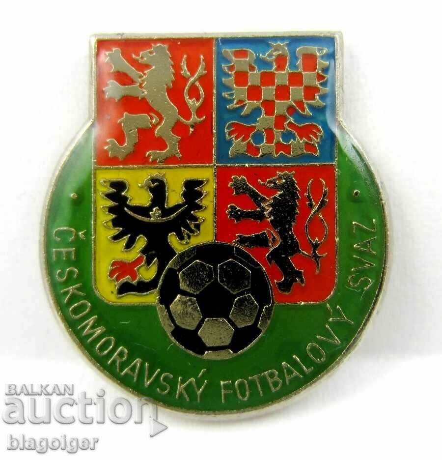 CZECH MORAVIAN FOOTBALL UNION-OLD BADGE-FOOTBALL with price 5.99 BGN | € 3.06