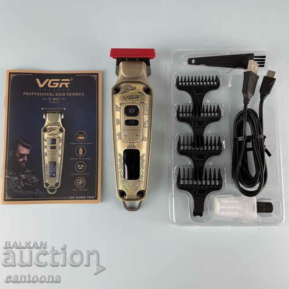 Professional clipper VGR V-90, display, USB - 6 Professional clipper VGR V-90, display, USB - 6