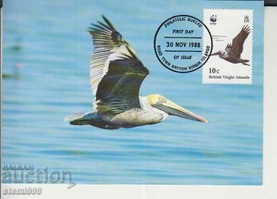 Postcard Maximum FDC BIRDS