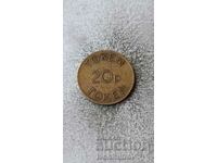 Bell Fruit token 20 p