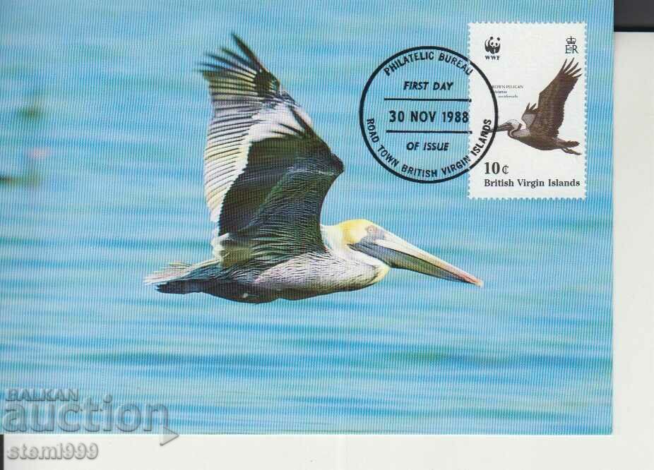 Postcard Maximum FDC BIRDS