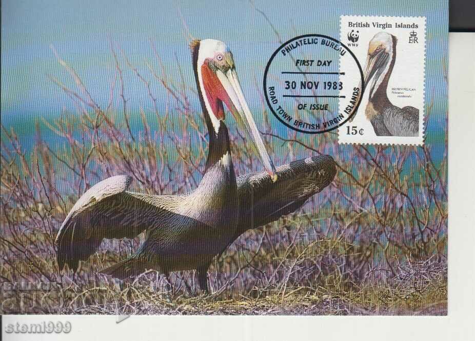 Καρτ ποστάλ Maximum FDC BIRDS