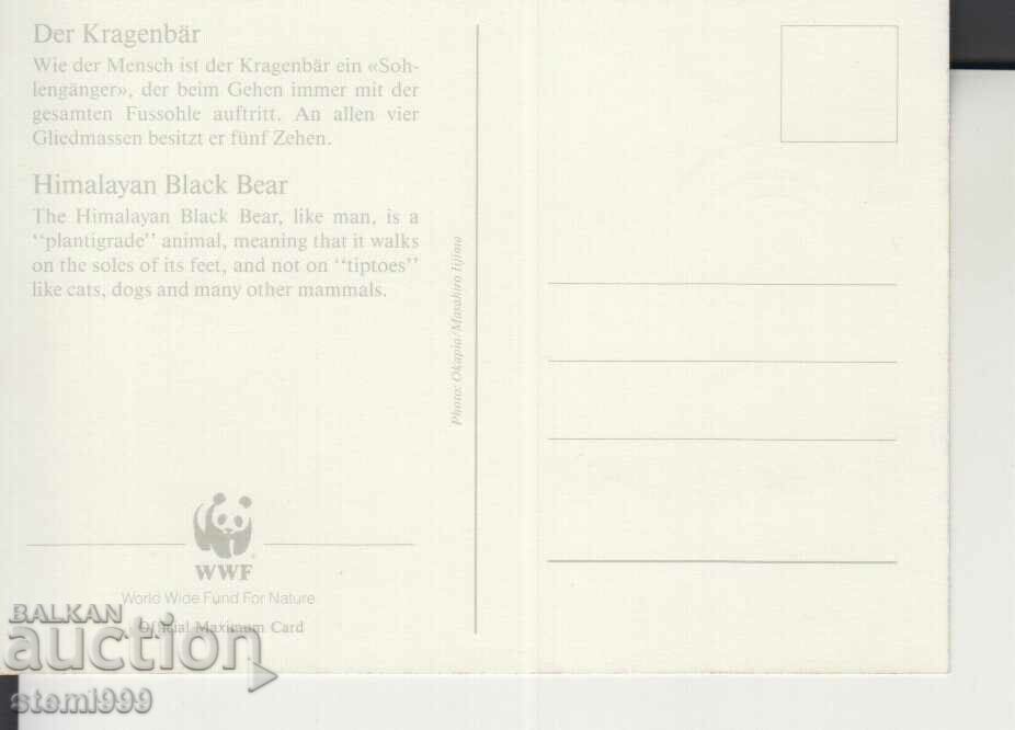 Postcard Maximum FDC BEARS WWF with price 1.80 BGN | € 0.92 Postcard Maximum FDC BEARS WWF with price 1.80 BGN | € 0.92