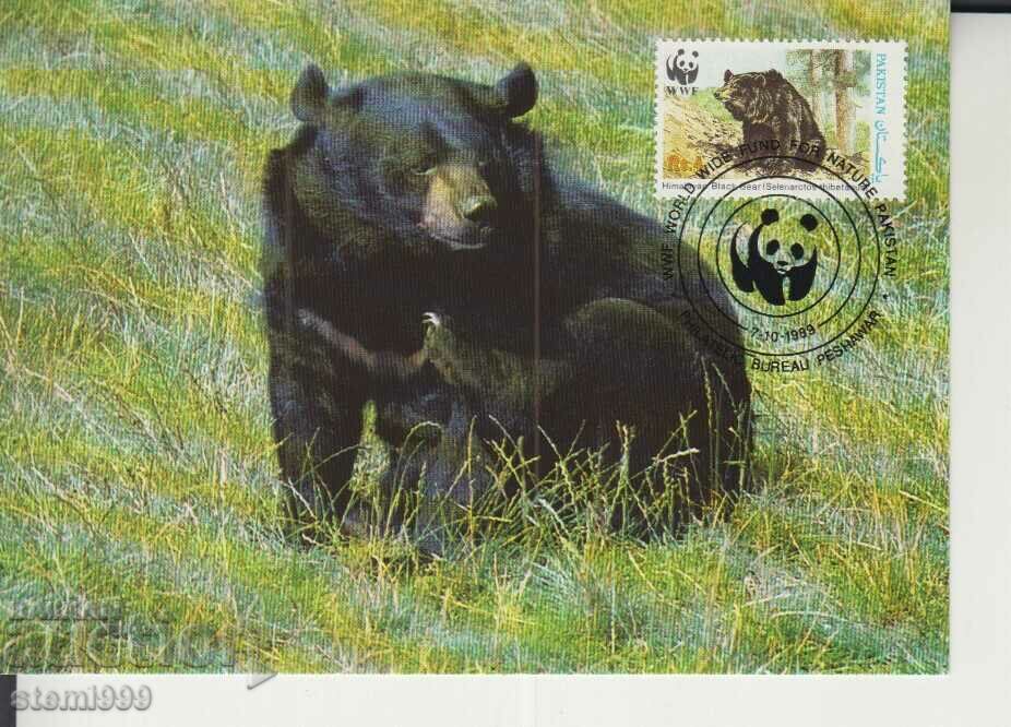 Carte poștală Maximum FDC BEARS WWF