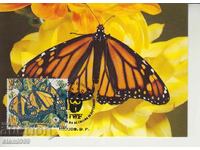 Postcard Maximum FDC BUTTERFLIES WWF