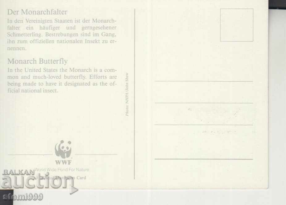 Postcard Maximum FDC BUTTERFLIES WWF with price 1.80 BGN | € 0.92 Postcard Maximum FDC BUTTERFLIES WWF with price 1.80 BGN | € 0.92