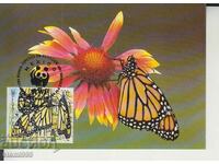 Postcard Maximum FDC BUTTERFLIES WWF