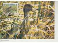 Postcard Maximum FDC BIRDS WWF