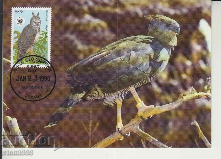 Postcard Maximum FDC BIRDS