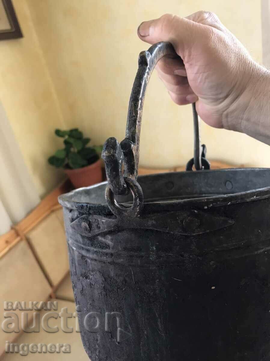 COTTLE COTTLE MENCHE COPPER HONEY ANTIQUE POT- 4 LITERS- ORNAMENTS - 7 COTTLE COTTLE MENCHE COPPER HONEY ANTIQUE POT- 4 LITERS- ORNAMENTS - 7