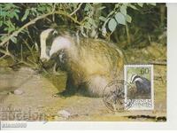 Postcard Maximum FDC ANIMALS