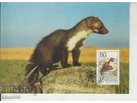 Postcard Maximum FDC ANIMALS