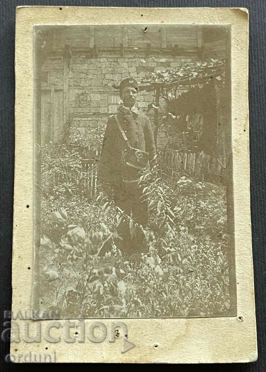 4503 Principality of Bulgaria photograph postman 1907.