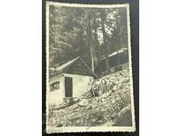 4506 Kingdom of Bulgaria tourists in front of Hut Eva 1930s