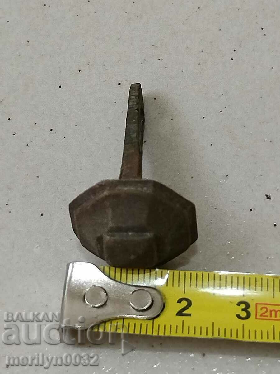 Bronze detail part of a pre-filling flint ORIGINAL - 6 Bronze detail part of a pre-filling flint ORIGINAL - 6