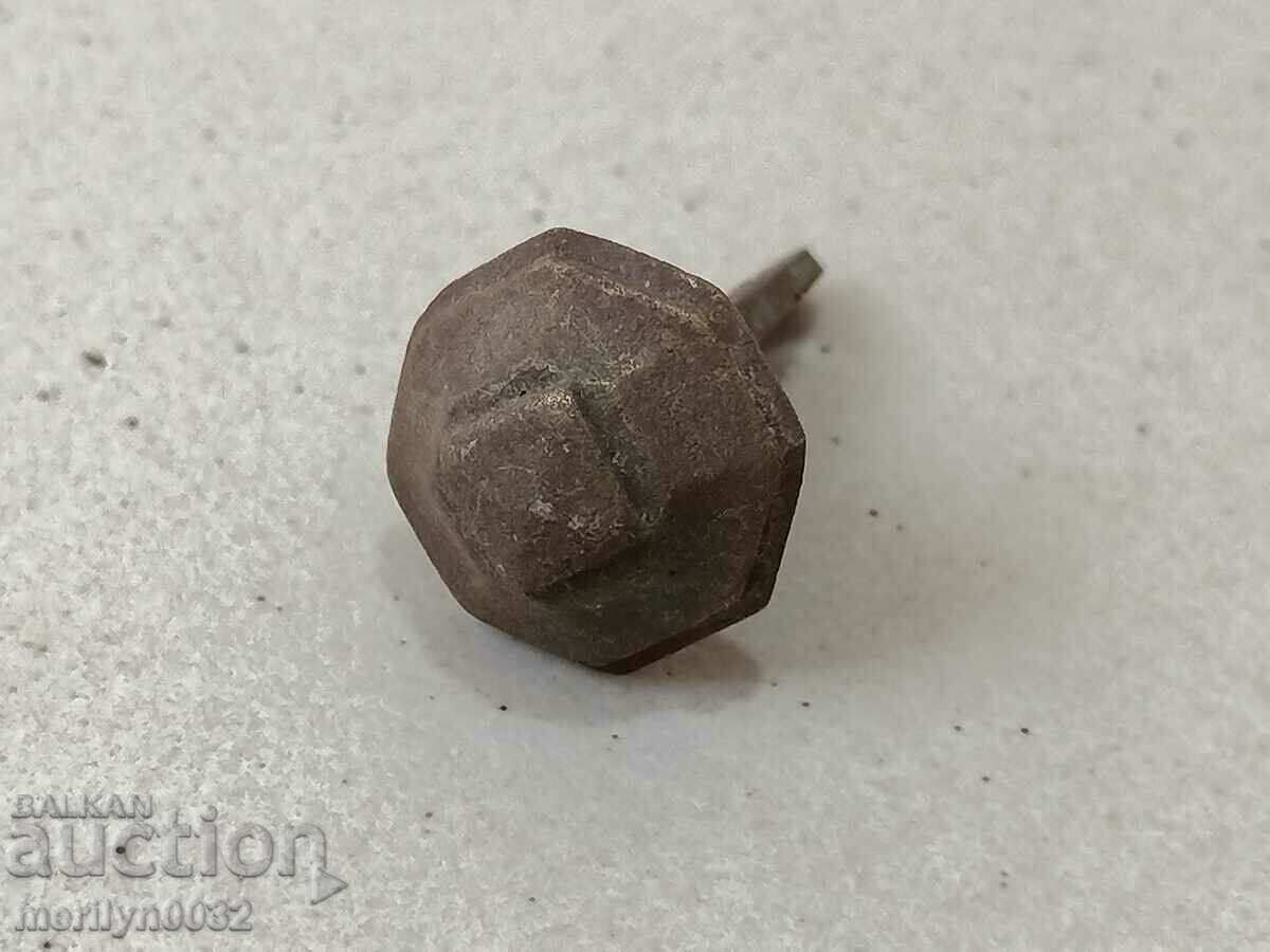 Bronze detail part of a pre-filling flint ORIGINAL - 7 Bronze detail part of a pre-filling flint ORIGINAL - 7