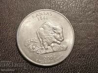 2005 R 25 cents Kansas