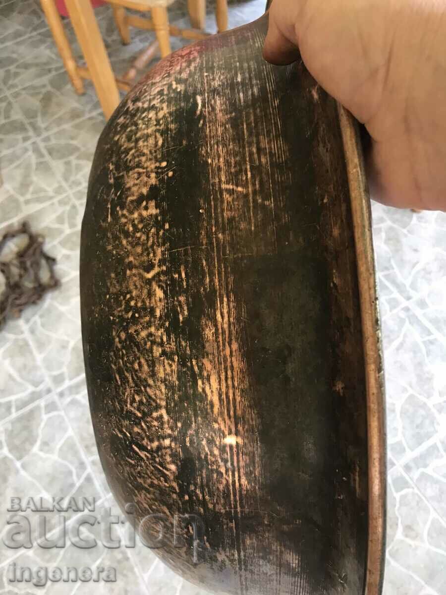 PASSENGER PASSENGER COPPER MASSIVE DISH ANTIQUE-2150 GR. - 5