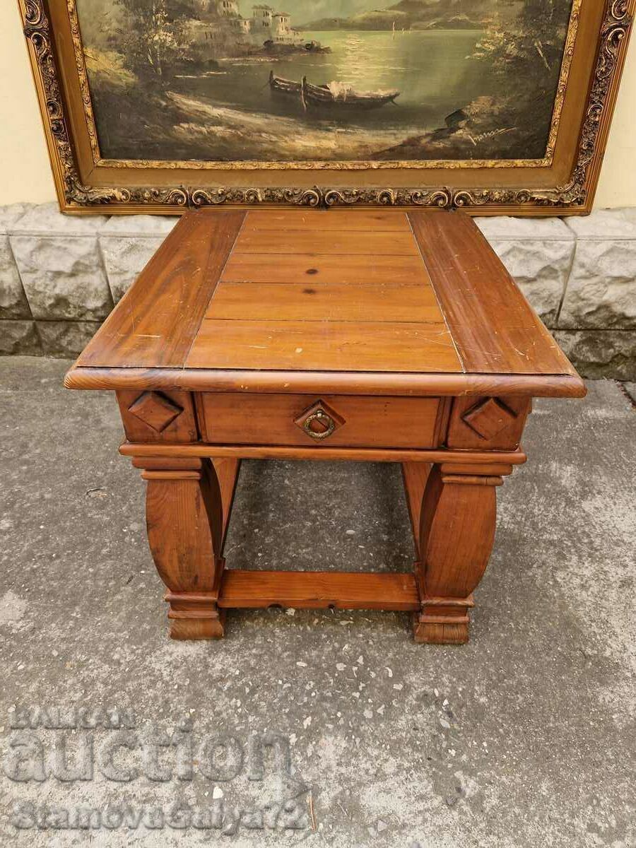 Great antique scandinavian solid wood table with price 198.00 BGN | € 101.24 Great antique scandinavian solid wood table with price 198.00 BGN | € 101.24