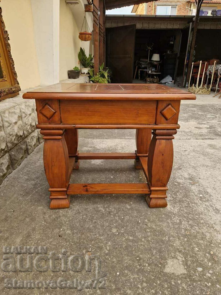 Great antique scandinavian solid wood table - 6 Great antique scandinavian solid wood table - 6