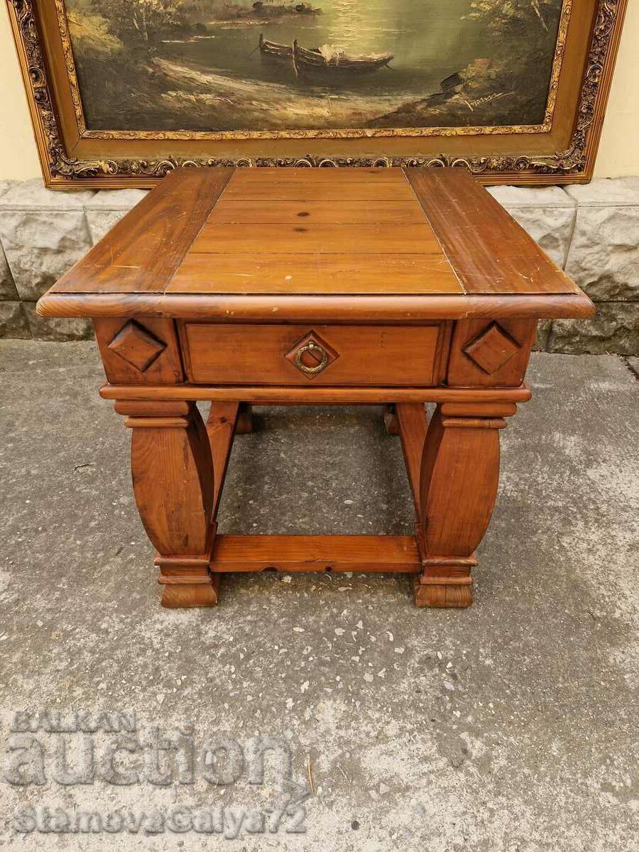 Great antique scandinavian solid wood table Great antique scandinavian solid wood table