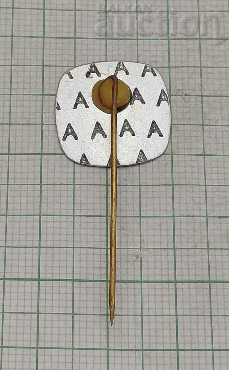 TOLET WC PREPARAT ADVERTISING BADGE with price 1.00 BGN | € 0.51 TOLET WC PREPARAT ADVERTISING BADGE with price 1.00 BGN | € 0.51