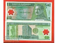 ГВАТЕМАЛА GUATEMALA 1 Куетзал issue 2008 ПОЛИМЕР UNC