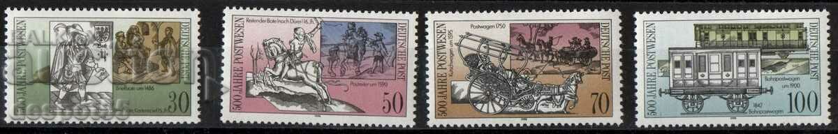 1990. ГДР. 500-годишнината на Европейската пощенска служба.