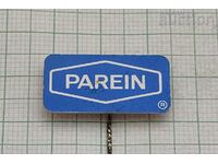 PAREIN FOOD LOGO ADVERTISING BADGE