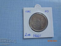 Moneda de 2 BGN 1966 nr. 113