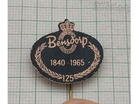 BENSDORP 125 years CHOCOLATE ADVERTISING BADGE 1965